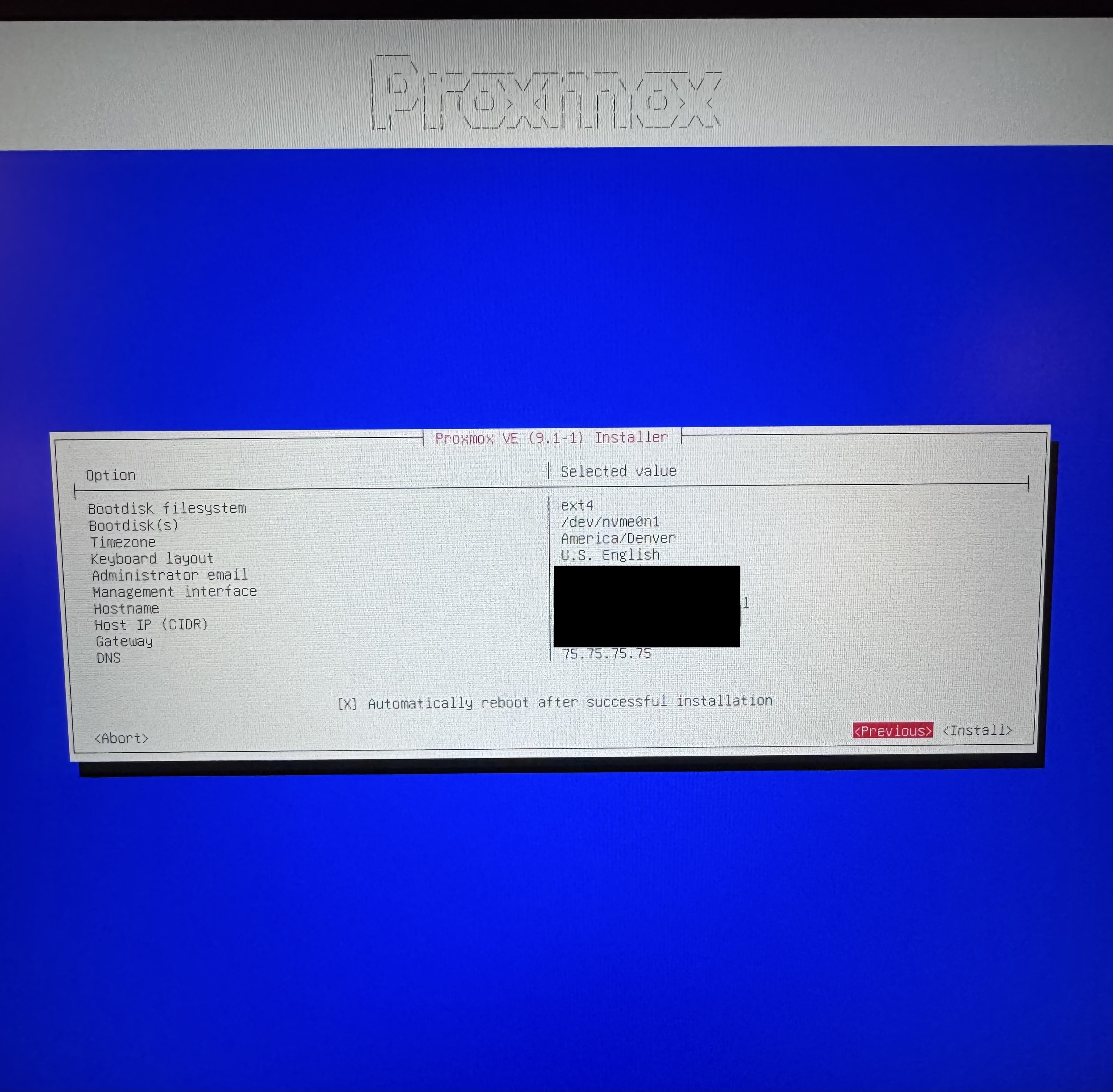 NucNano mini PC used as the dedicated Proxmox host